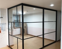 ㄱ자파티션+원슬라이딩